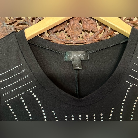 Say What? Black Geometric Pattern Bodycon Dress - Picture 3 of 9